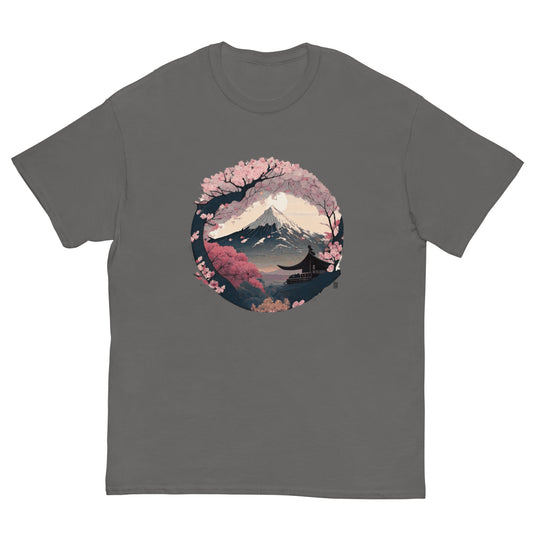 Fuji Sakura Temple Unisex Tee