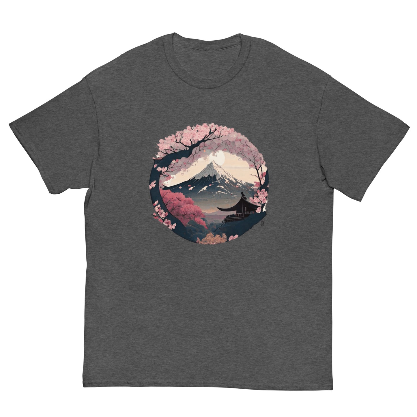 Fuji Sakura Temple Unisex Tee