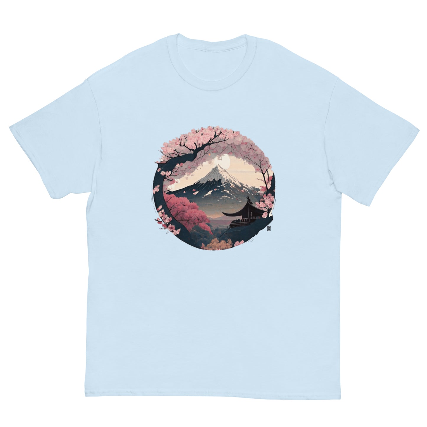 Fuji Sakura Temple Unisex Tee